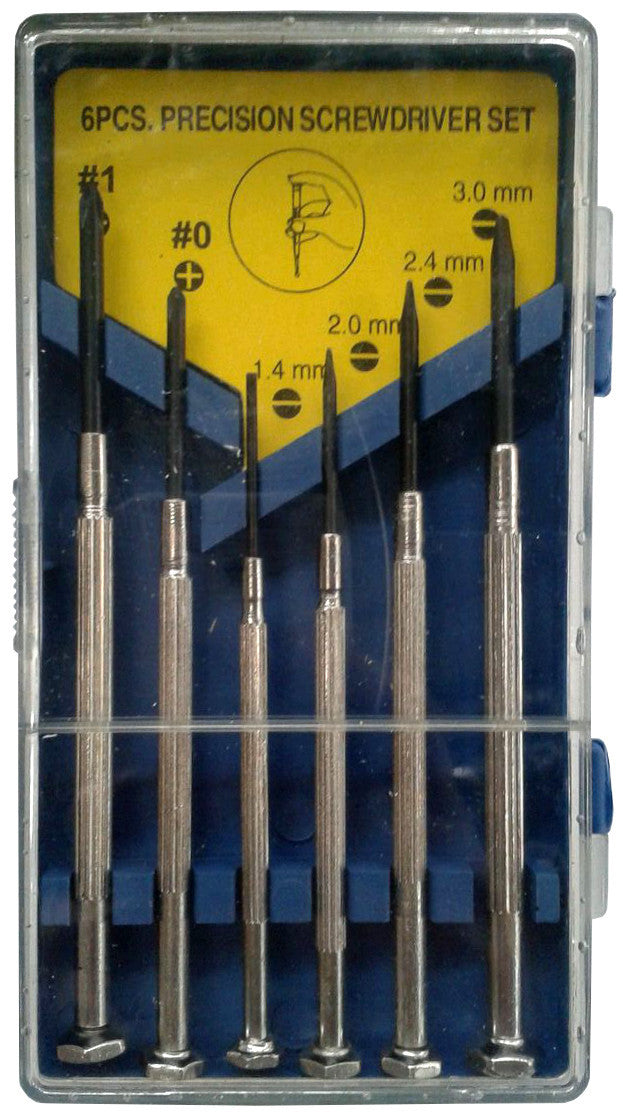 cacciaviti precisione per orologiaio 6pz