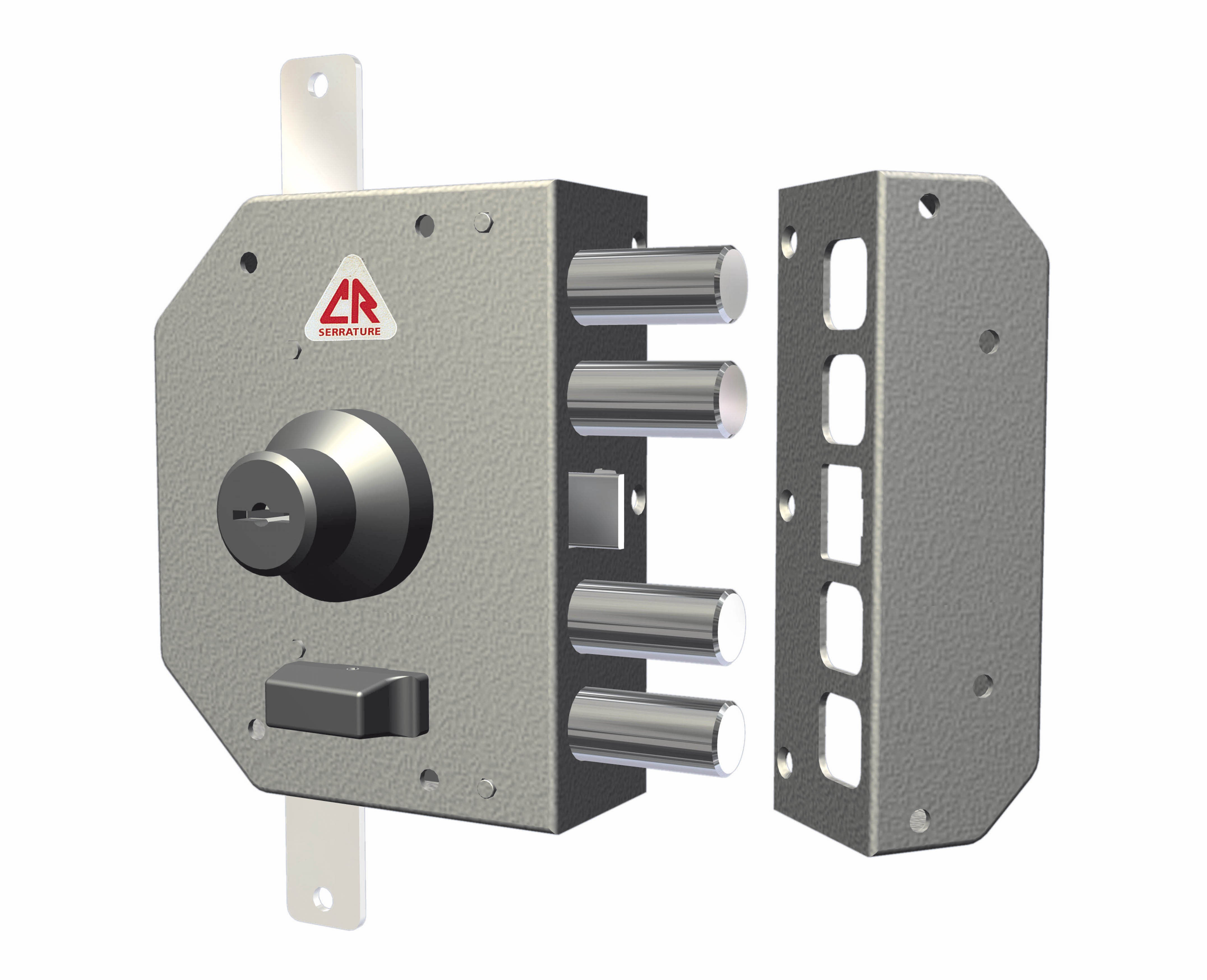 CR 3850 serratura sicurezza scrocco applicare chiave interna/esterna destra