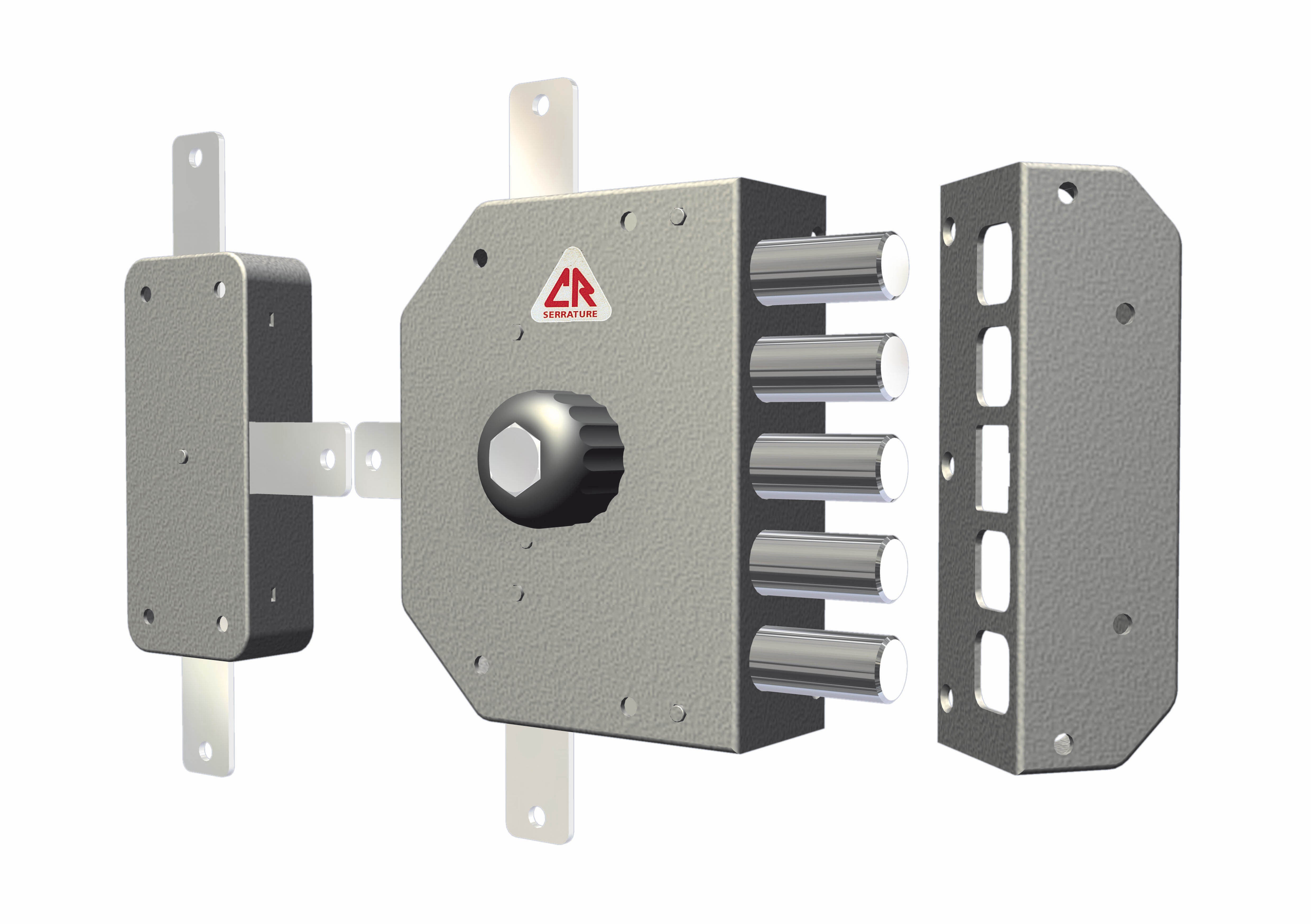 CR 3300 serratura sicurezza pomolo quintupla dx