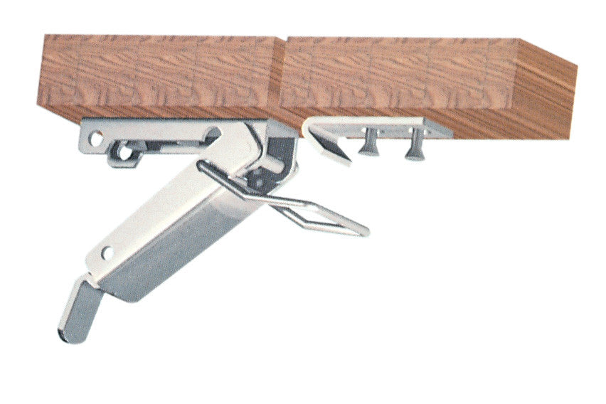 chiusura a leva per tavoli nichelata 103mm