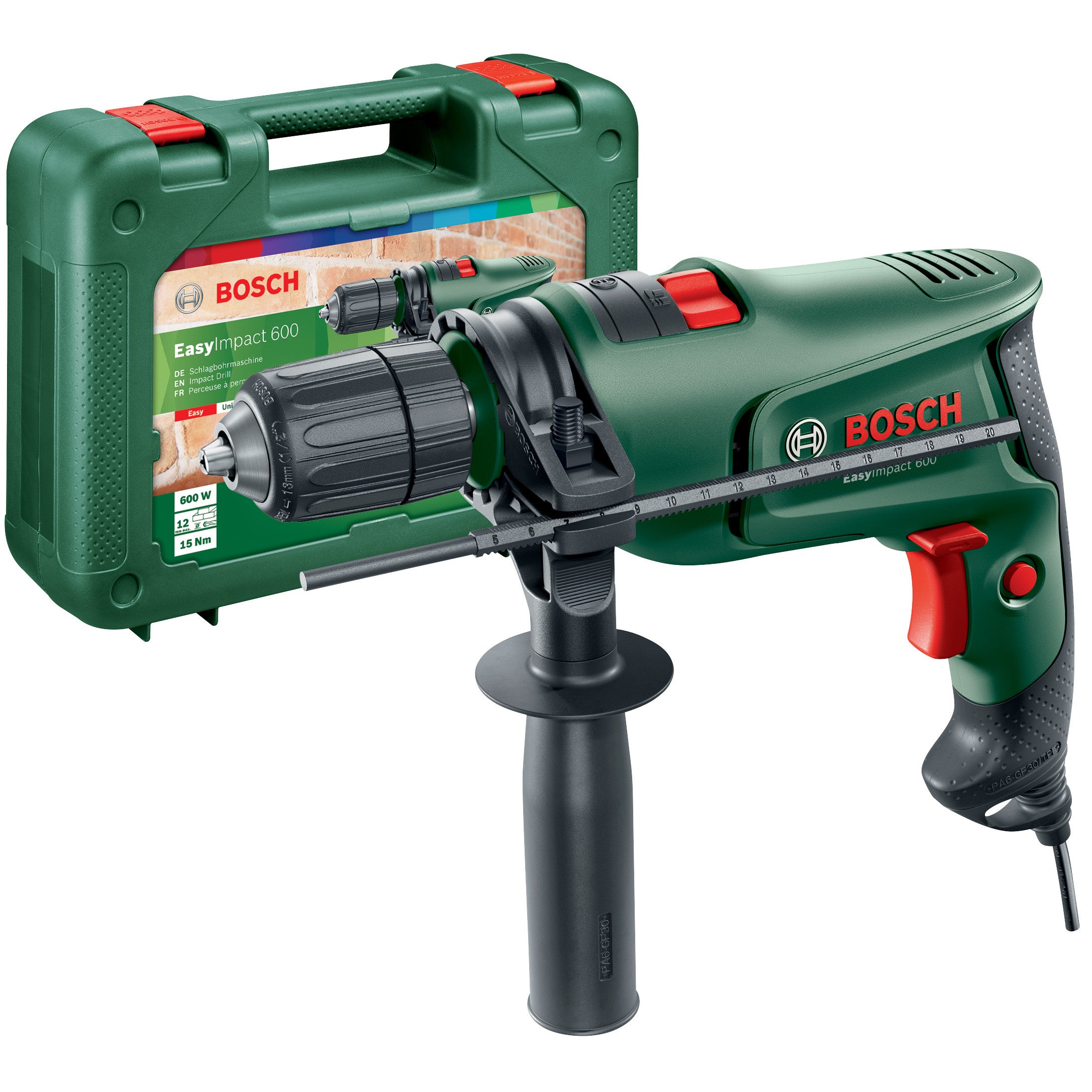 bosch easyimpact600 trapano elettrico 600w kit