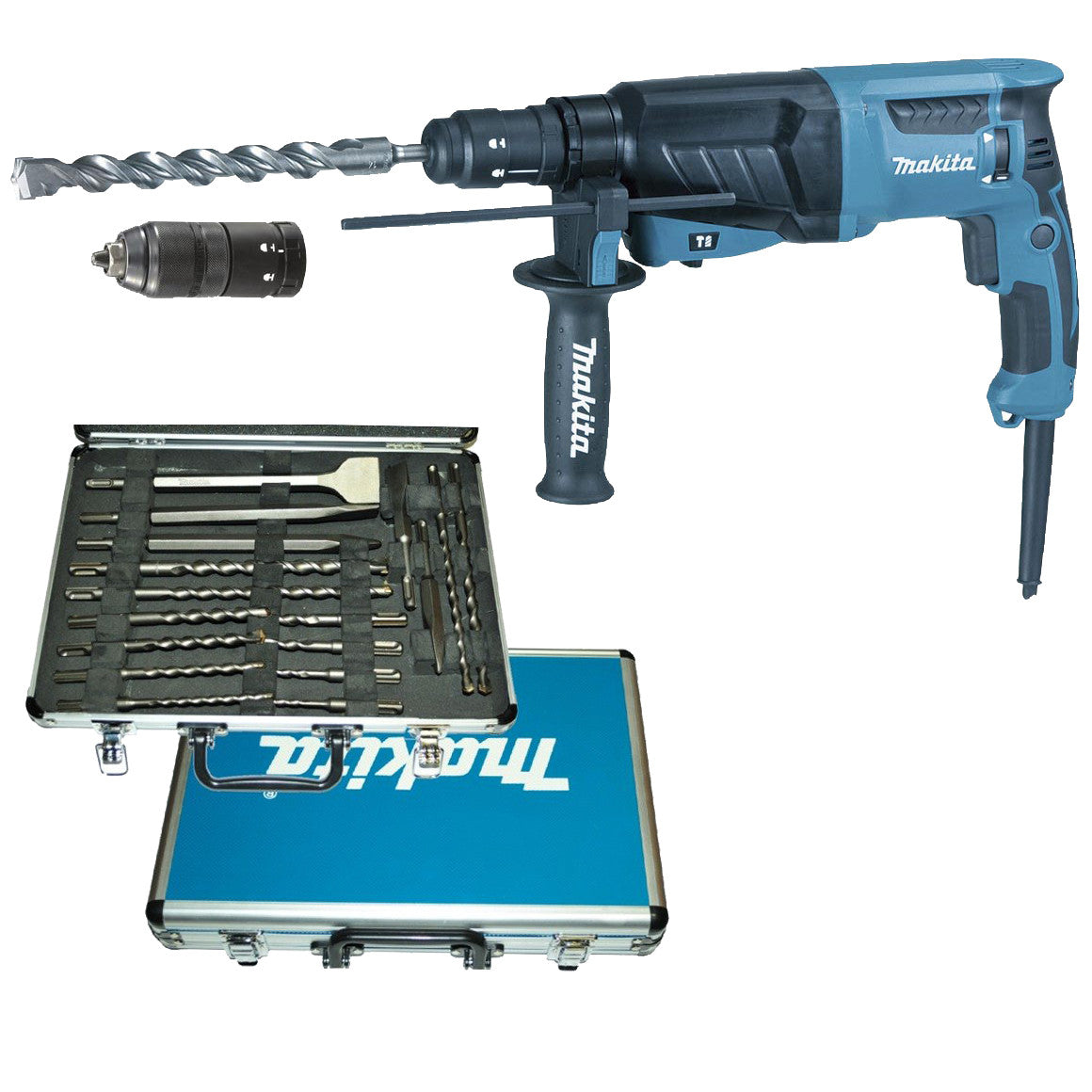 makita hr2630tx12 martello tassellatore sds plus