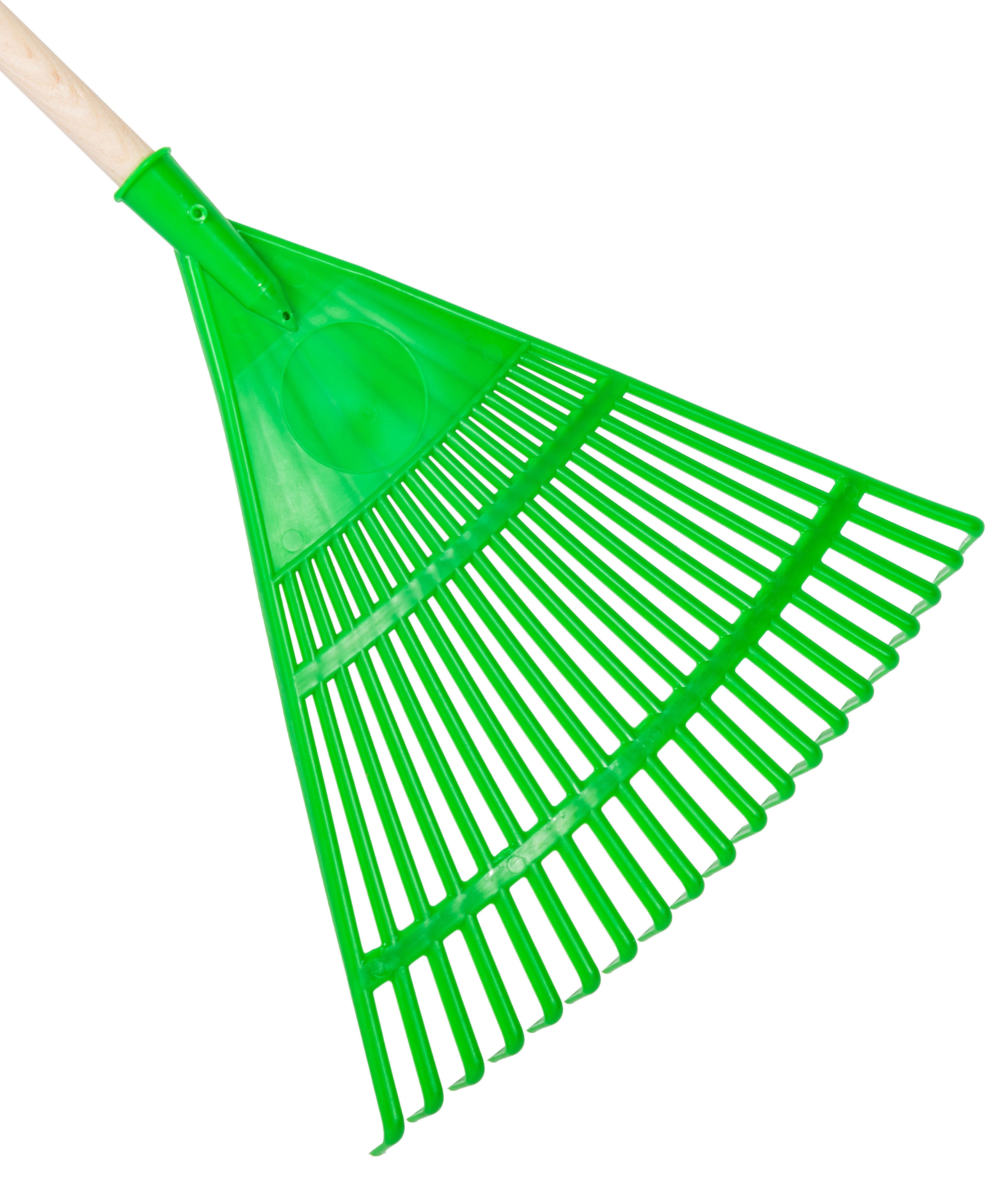 scopa giardino in plastica triangolare