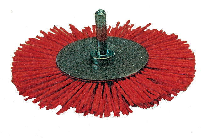 poggi spazzola circolare nylon per trapano 100mm 150gr