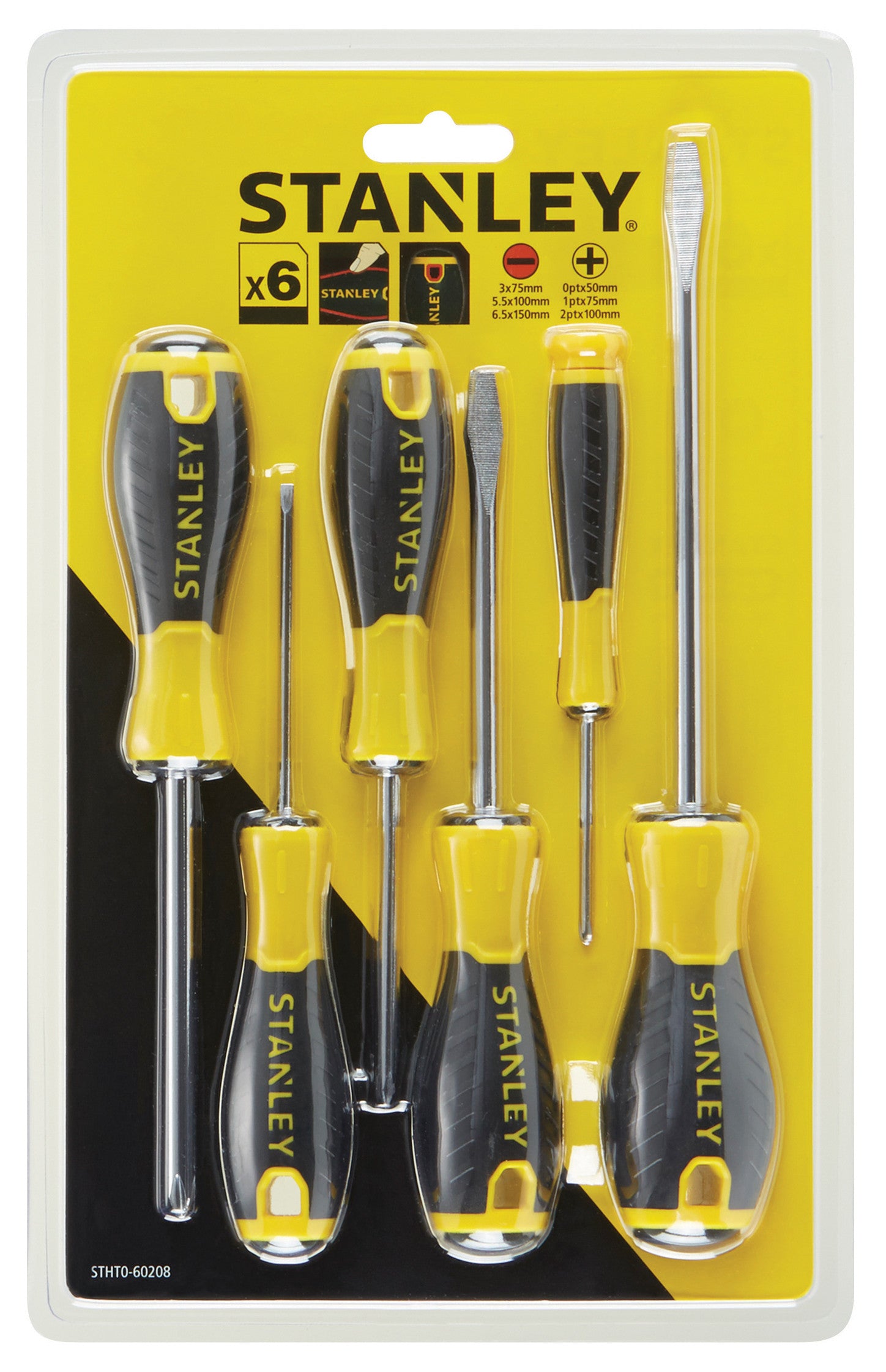 set 6 cacciaviti graviti stanley