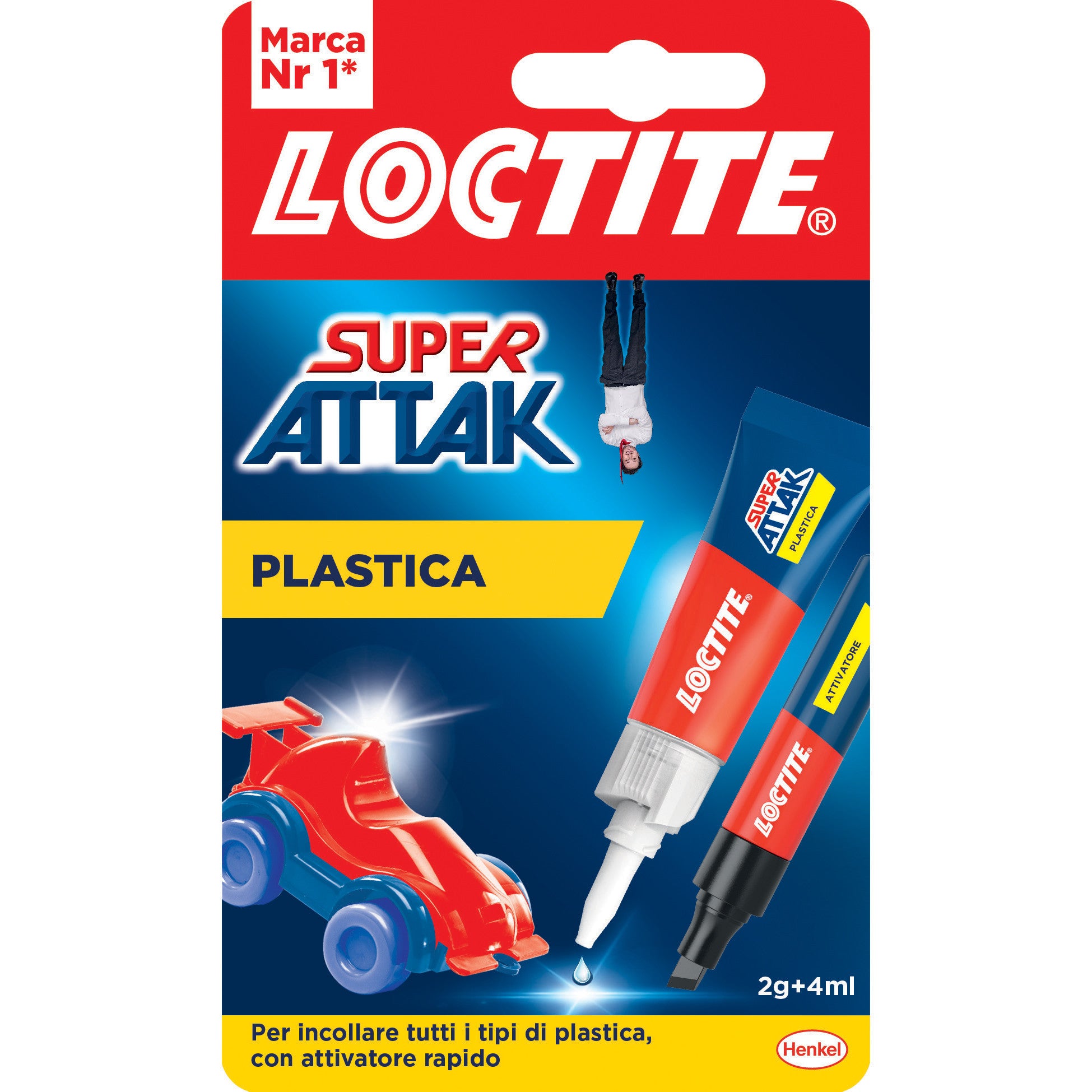 adesivo attak plastica