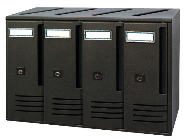alubox cassetta postale cubo 4 posti ghisa