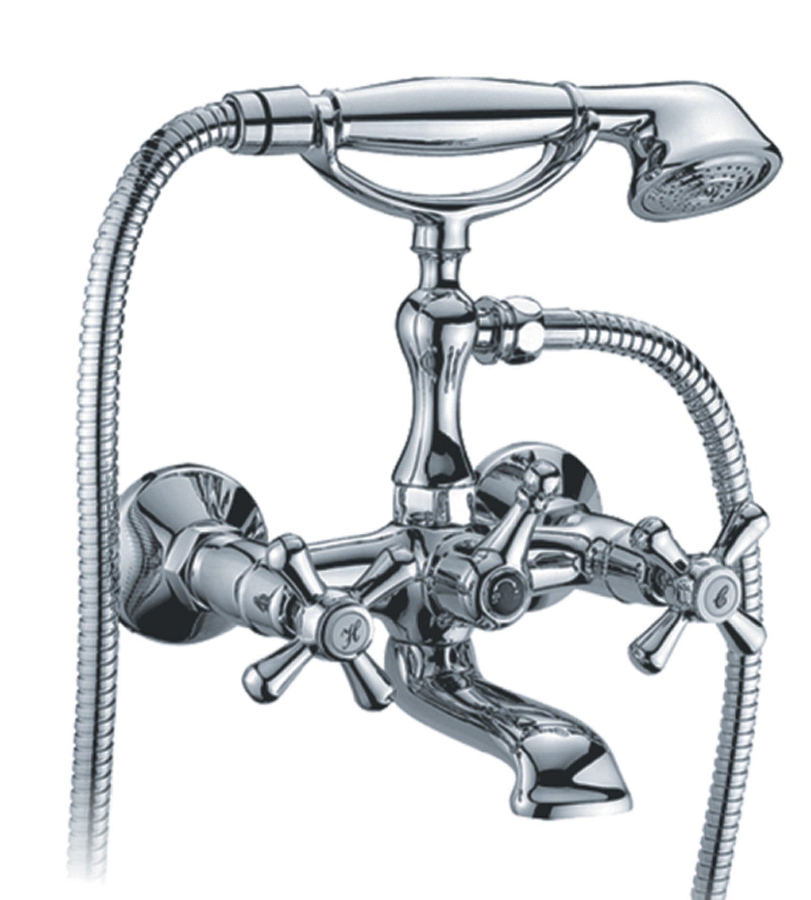 rubinetto gruppo vasca croce cromo serie sofia