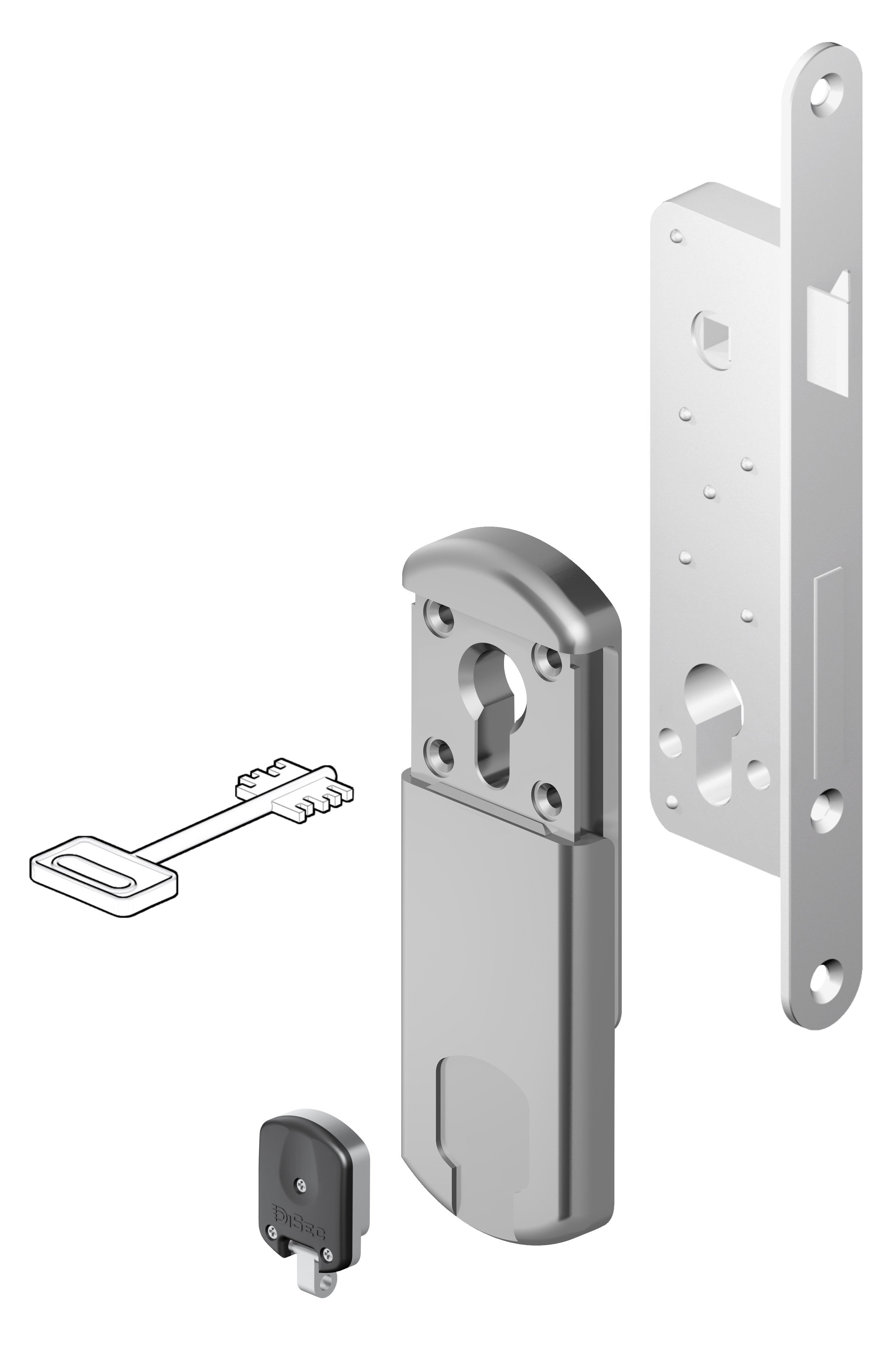 defender protettore magnetico per cilindro cromo satinato