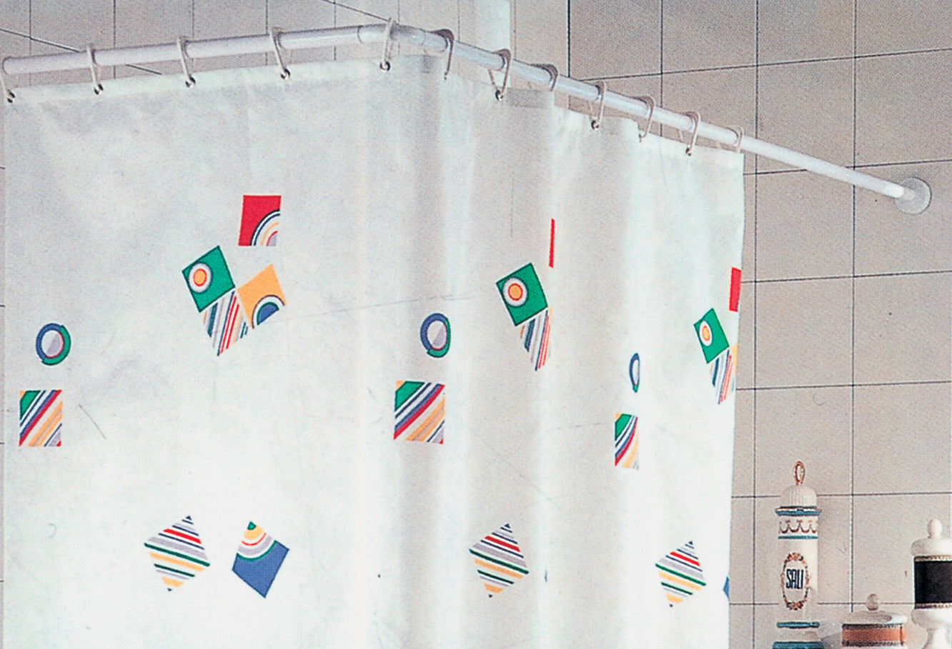 telaio bastone tenda doccia bianco 80X160X80
