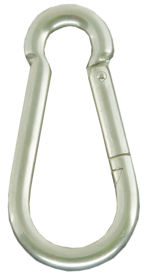 Moschettone molla pompiere acciaio zincato