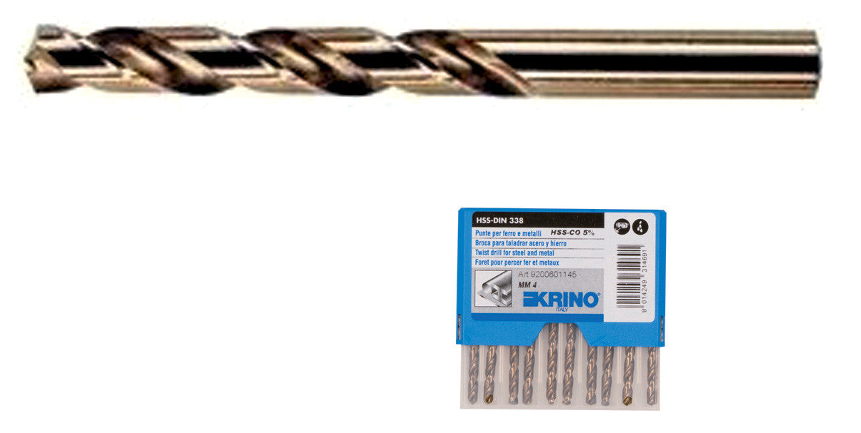 punte per acciaio hss cobalto 5%