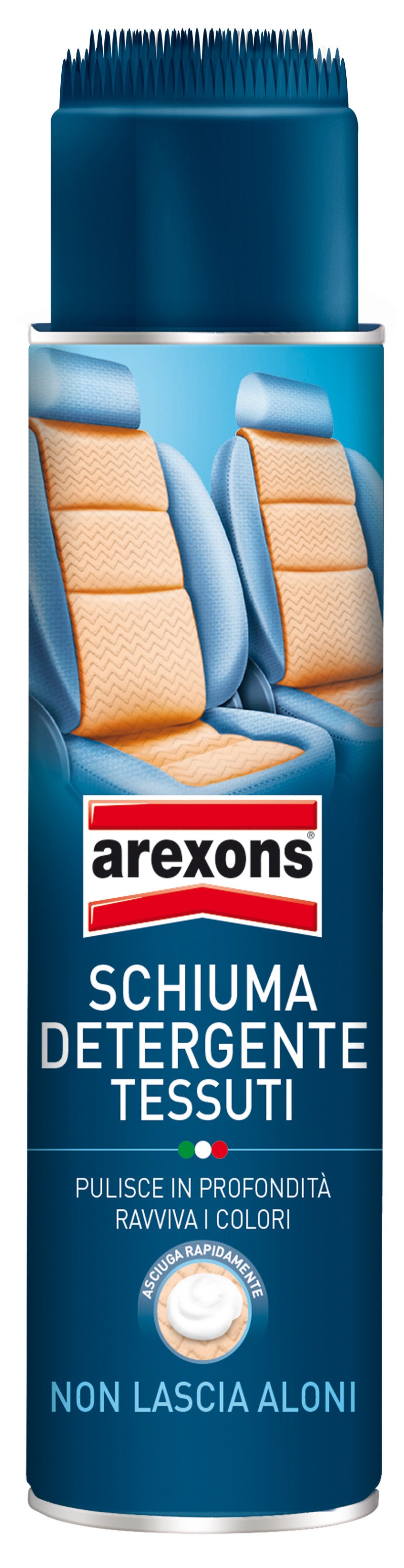arexons schiuma detergente tessuti auto 400ml