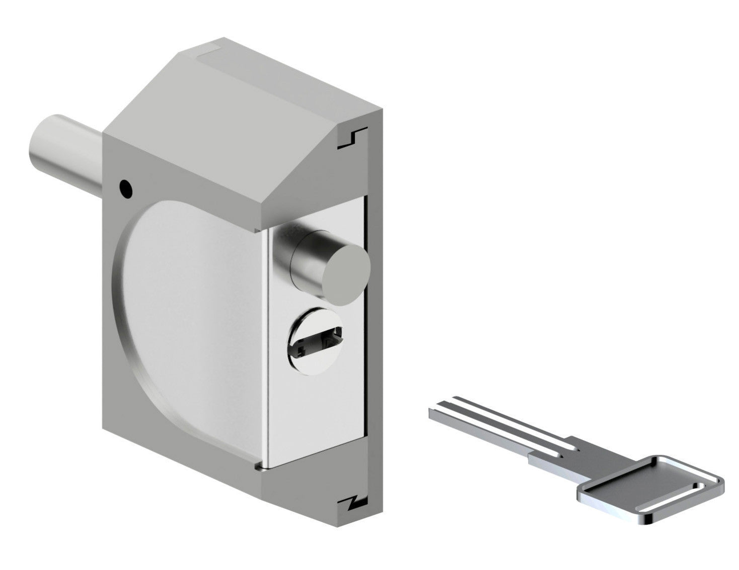 defender serrature per serrande disec rif06 alluminio silver