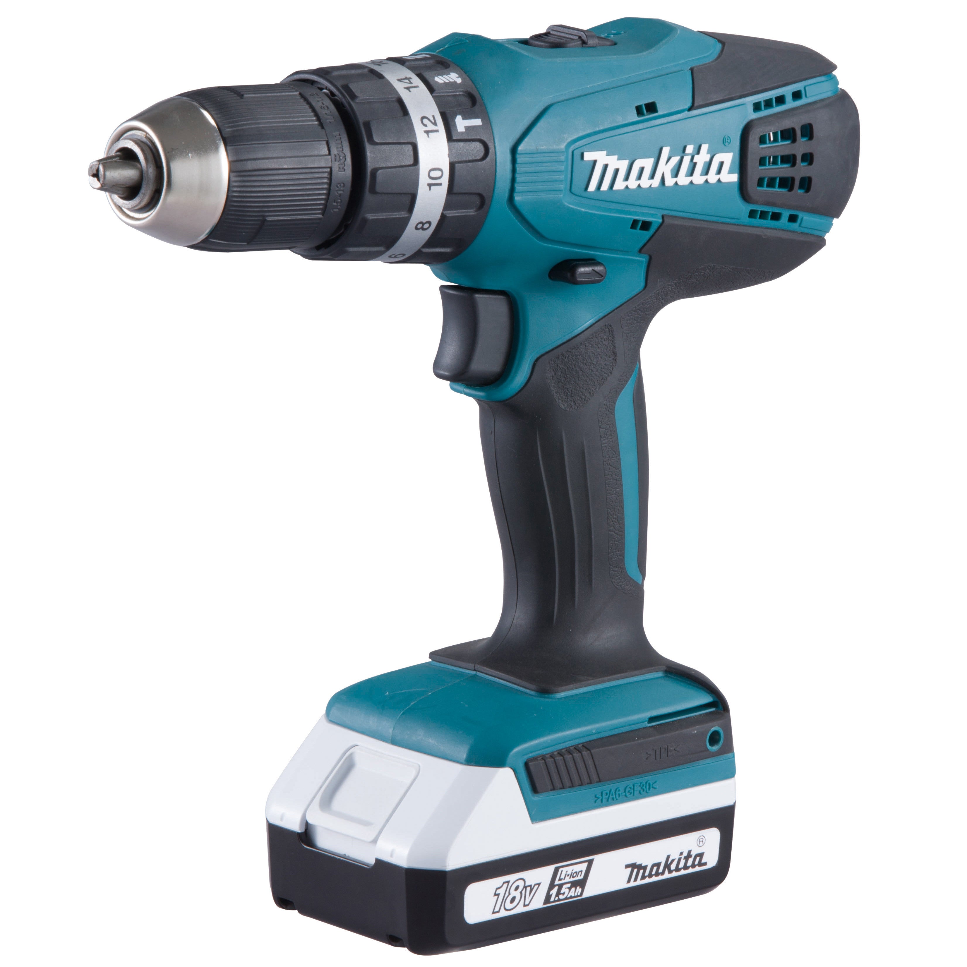 makita trapano avvitatore 2 batterie 18v hp457dwe