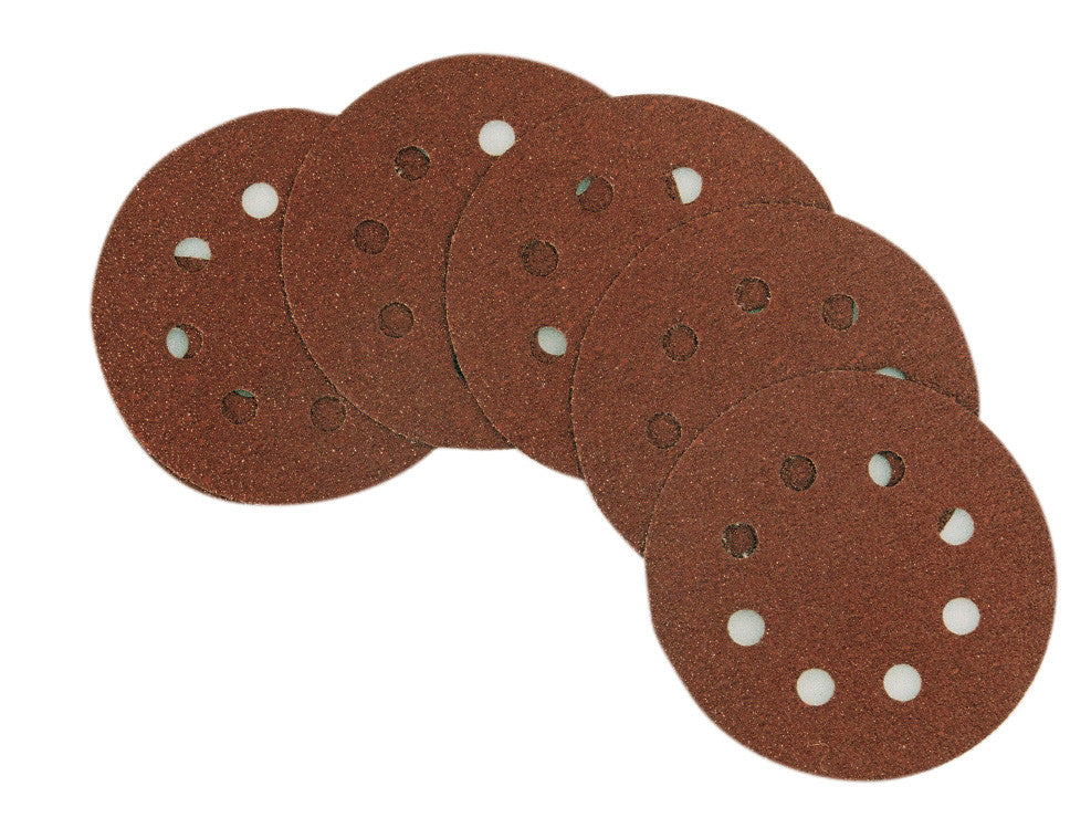 POGGI 10 dischi abrasivi velcrati diametro 125 Grana 120
