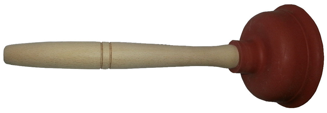 sturalavandino con ventosa in gomma e manico in legno mm.120