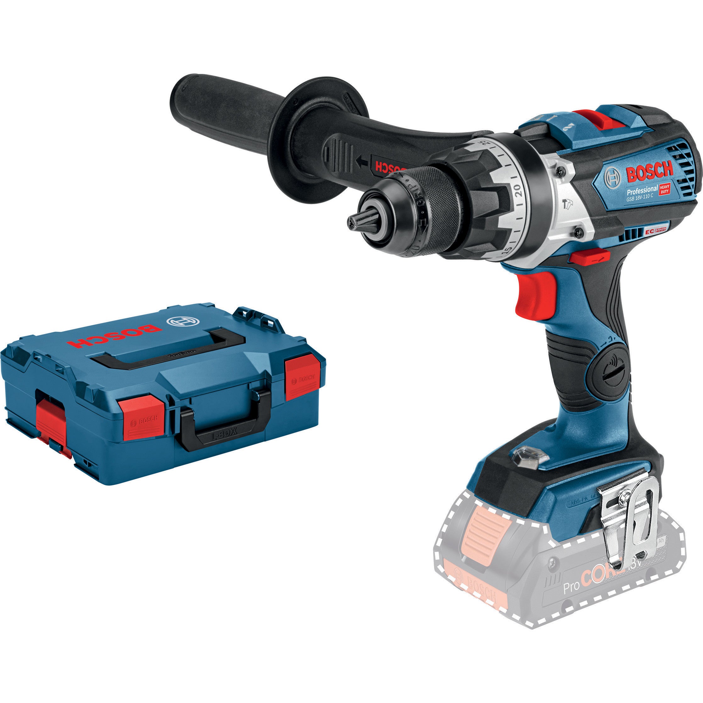 bosch gsb 18v/110c trapano avvitatore senza batteria