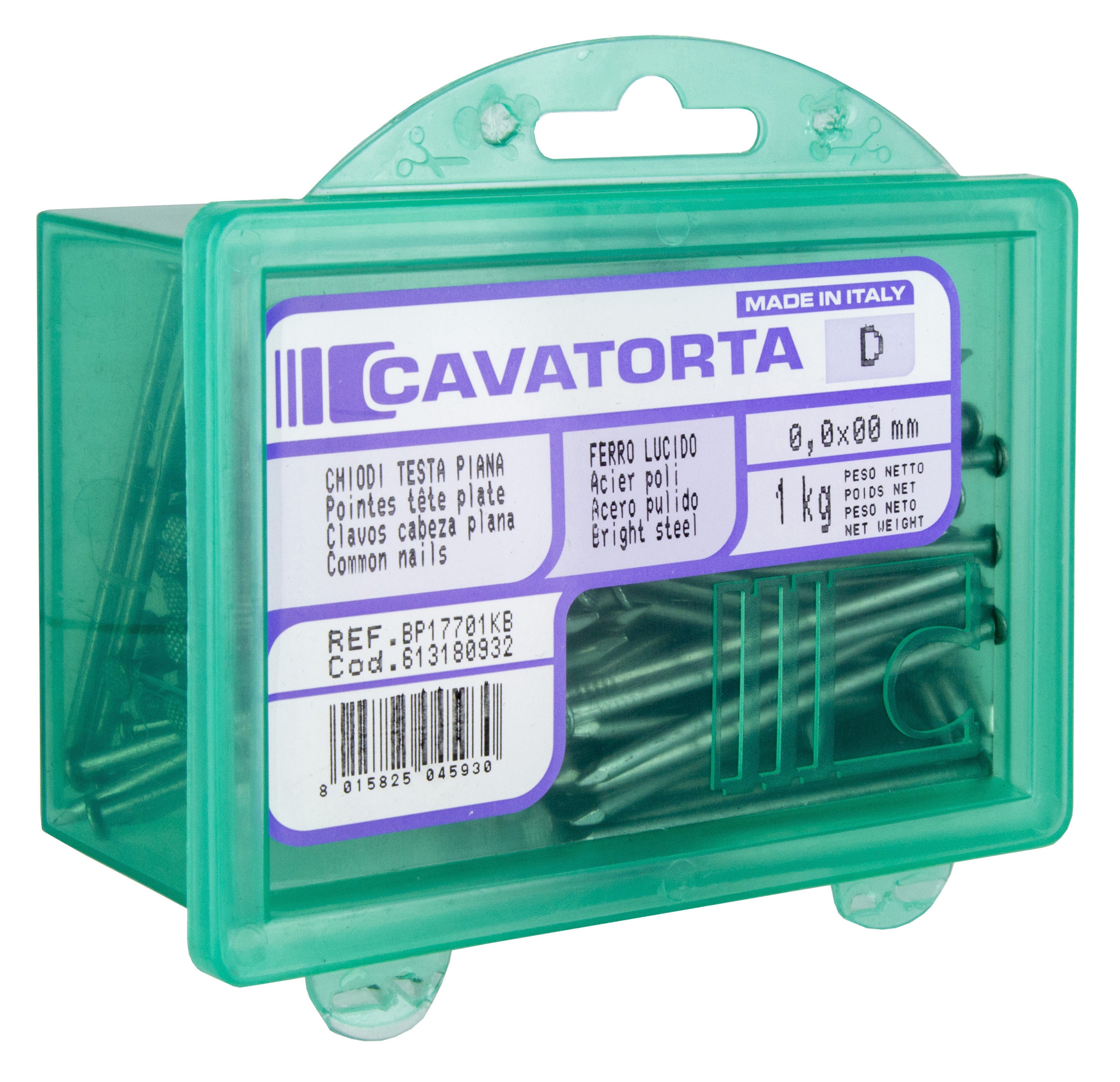 chiodi testa piatta 1kg