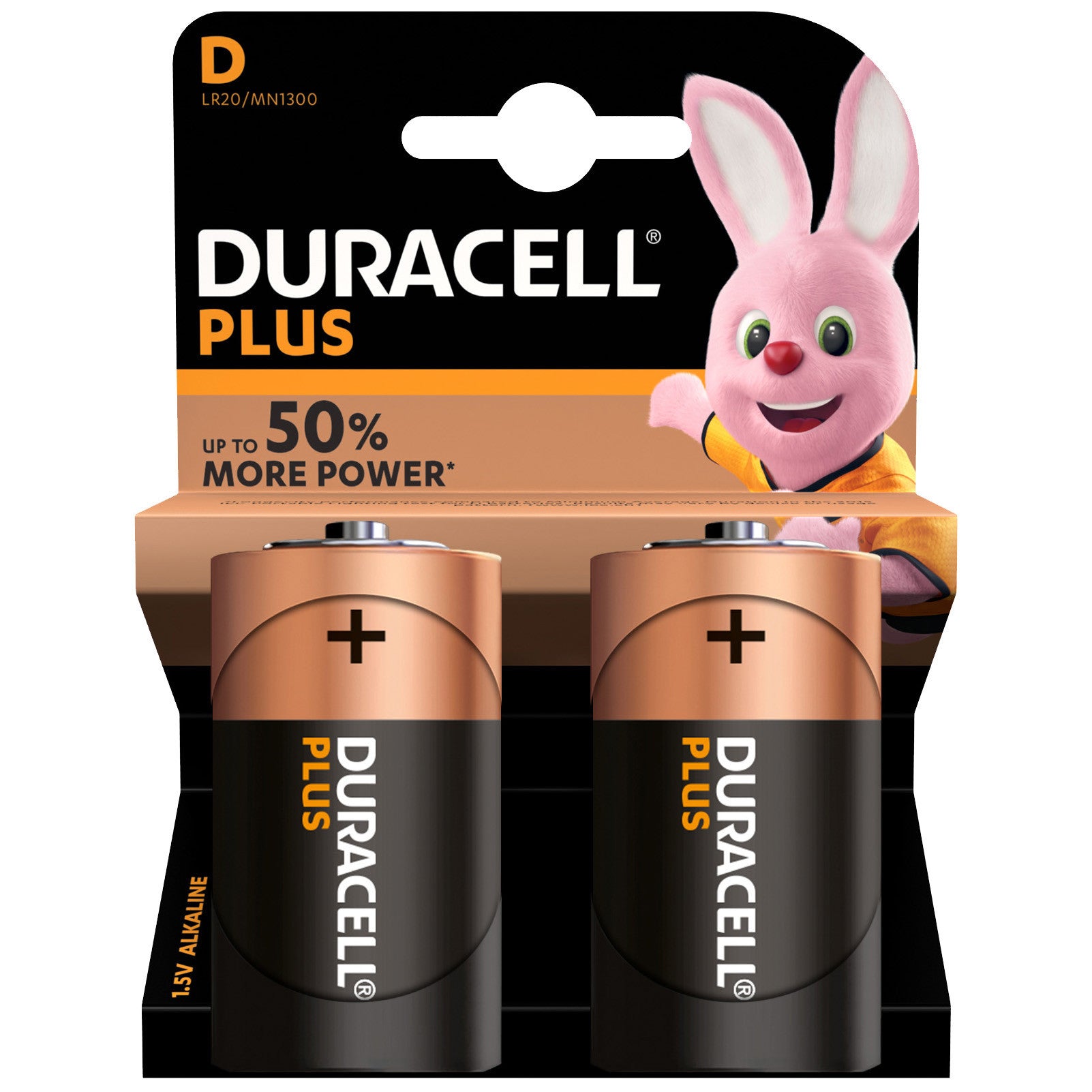 batterie Torcia Duracell Plus pile D mn1300