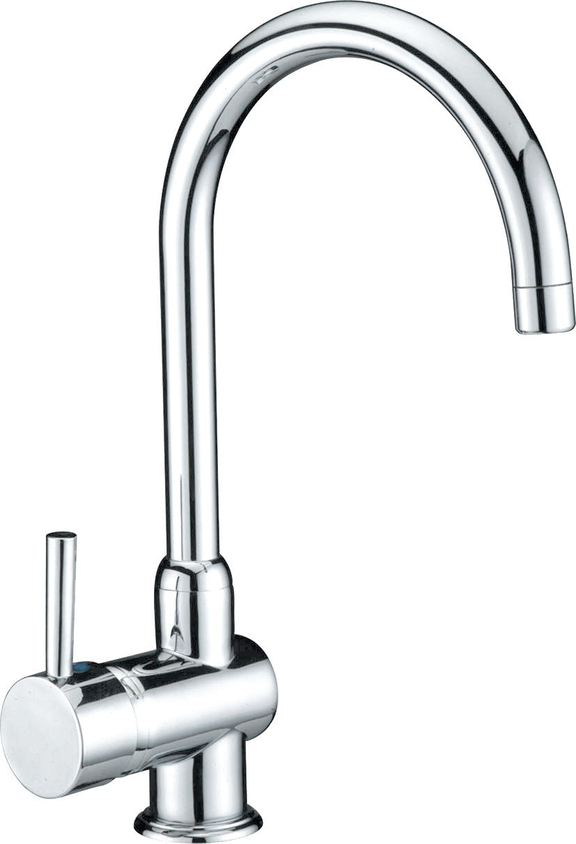 rubinetto miscelatore lavello cucina canna alta gemini