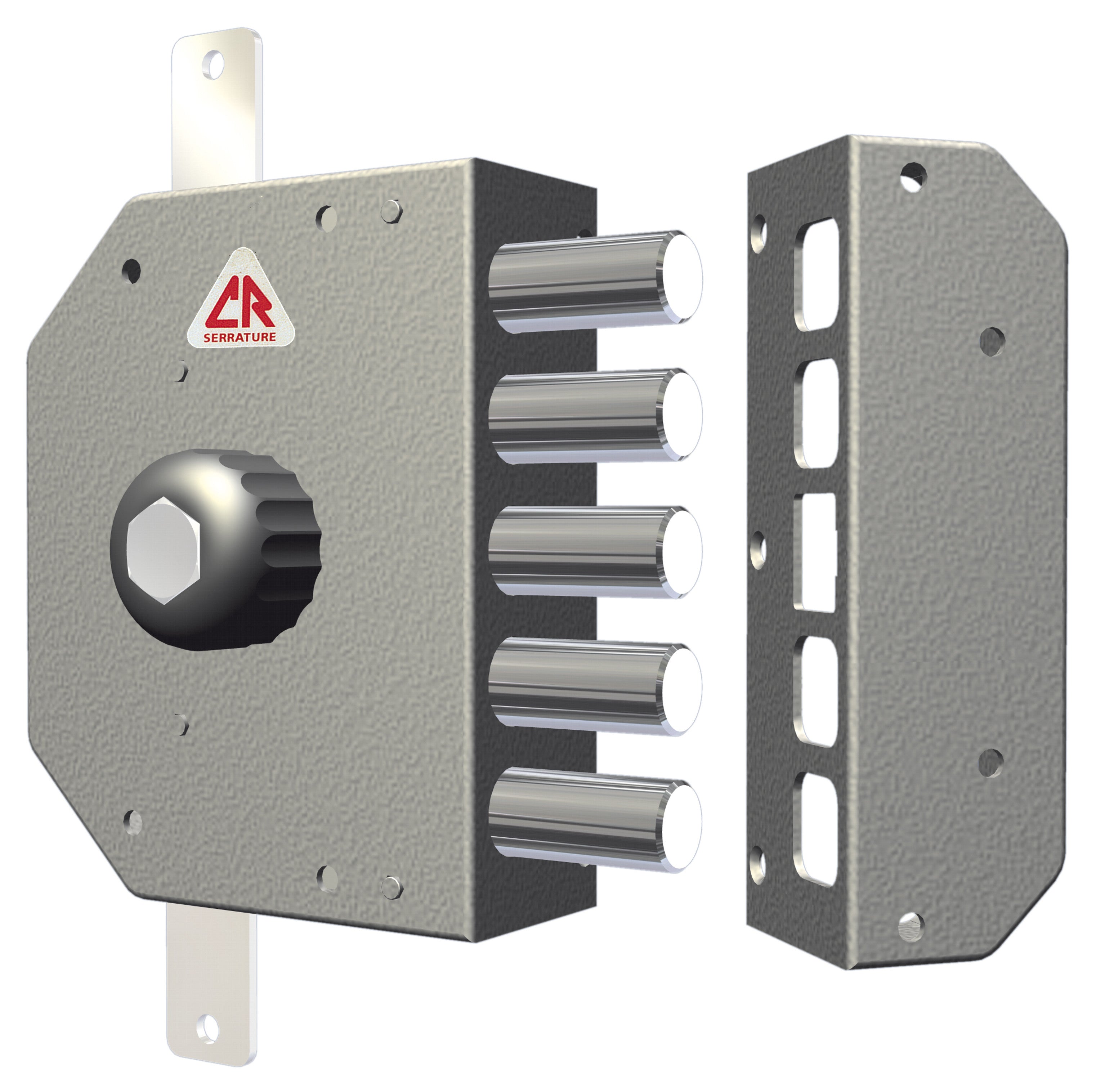 CR 3200 serratura sicurezza pomolo dx senza aste