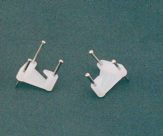 10 ganci appendi quadri in nylon a 3 punte