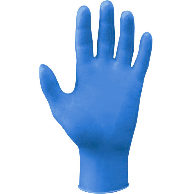guanti lavoro nitrile blu professionali taglia xl 100pz