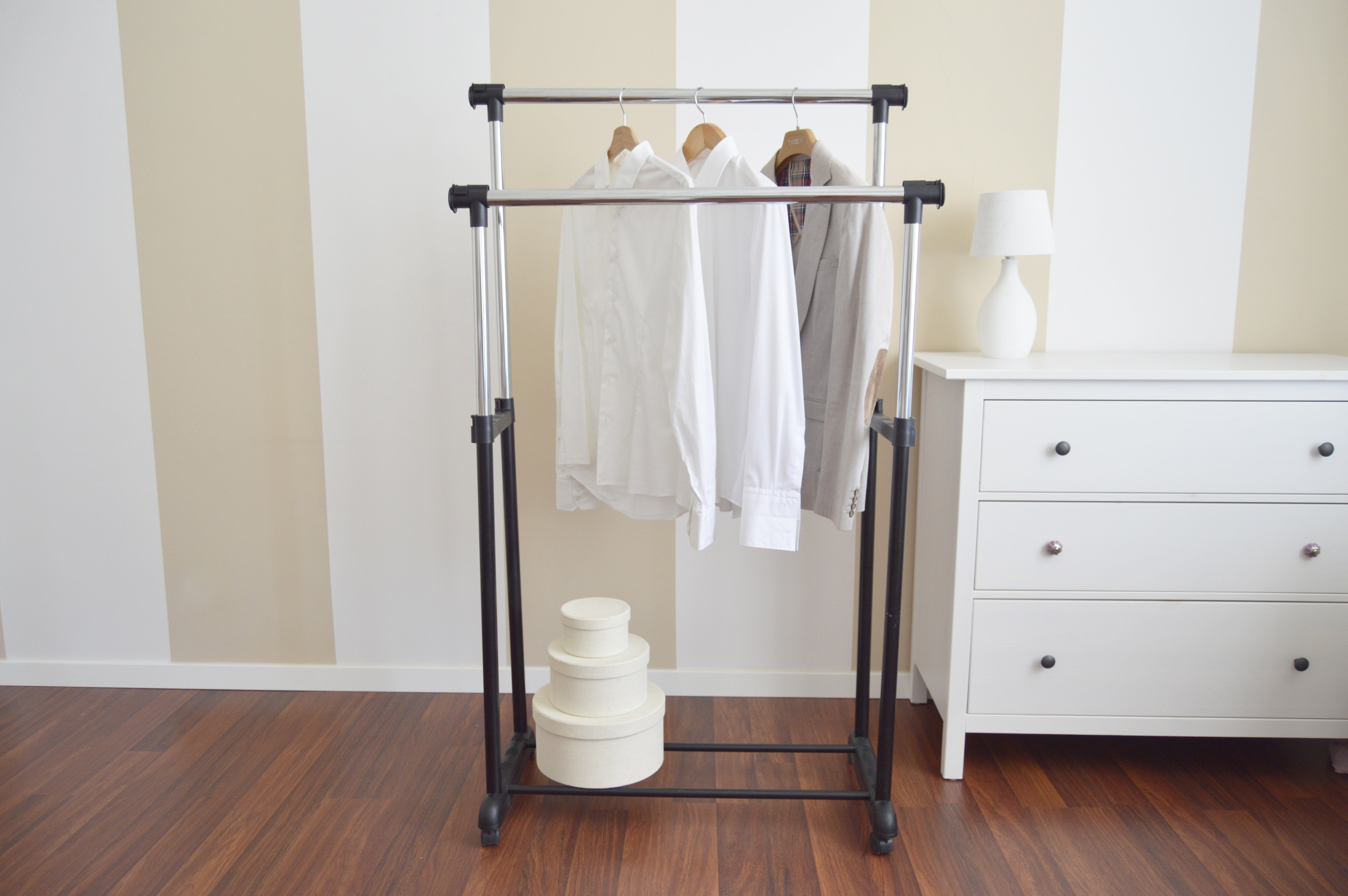 stander appendiabiti doppio portabiti estensibile