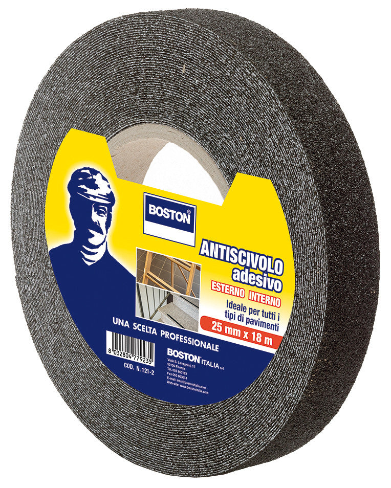 boston nastro antisdrucciolo antiscivolo 25mm 18mt