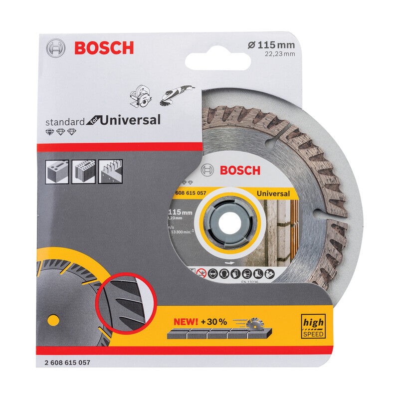 disco diamantato standard 115mm Bosch