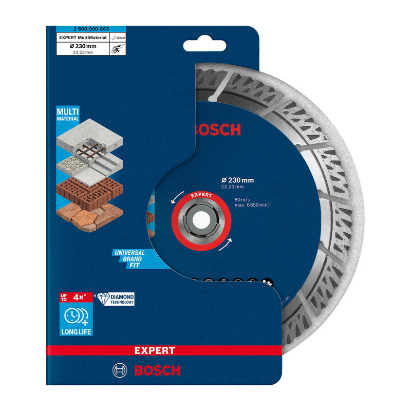 disco diamantato expert 230mm Bosch