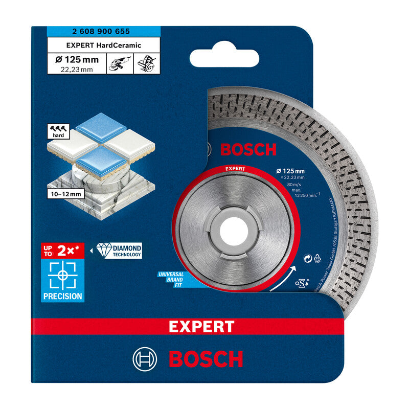 disco diamantato expert ceramica 125mm Bosch