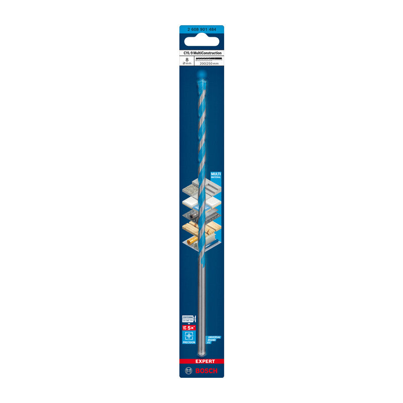 punta Bosch universale multimateriale cyl-9
