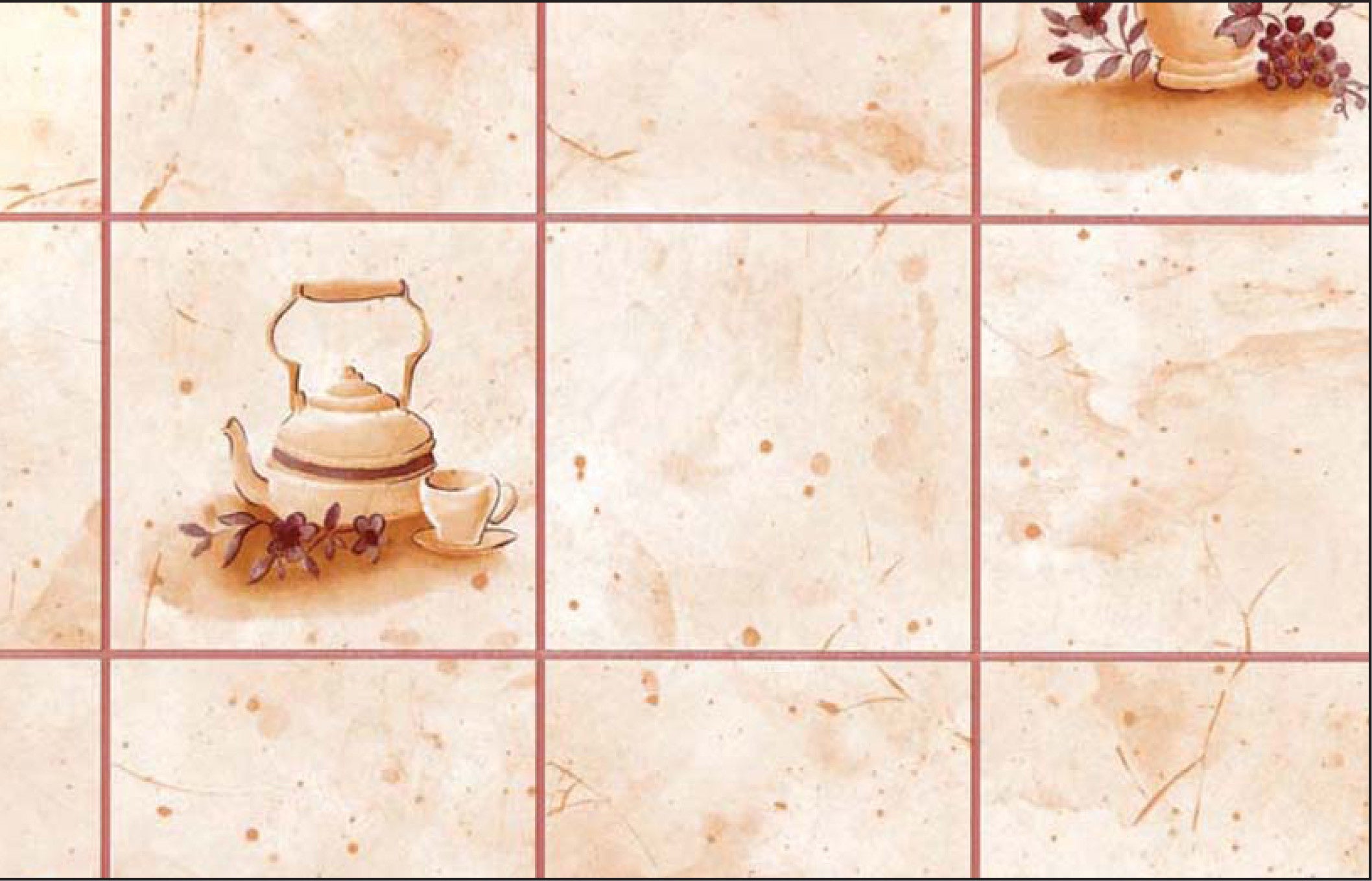 plastica pellicola adesiva piastrelle decorate 15mt