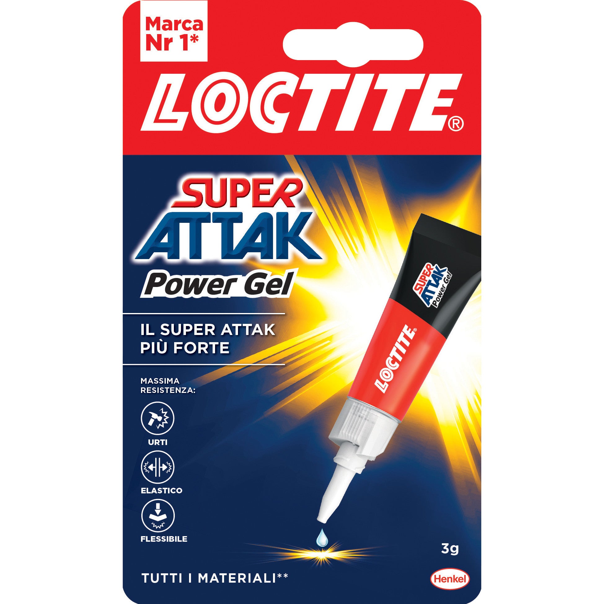 adesivo attak power flex gel gr.3