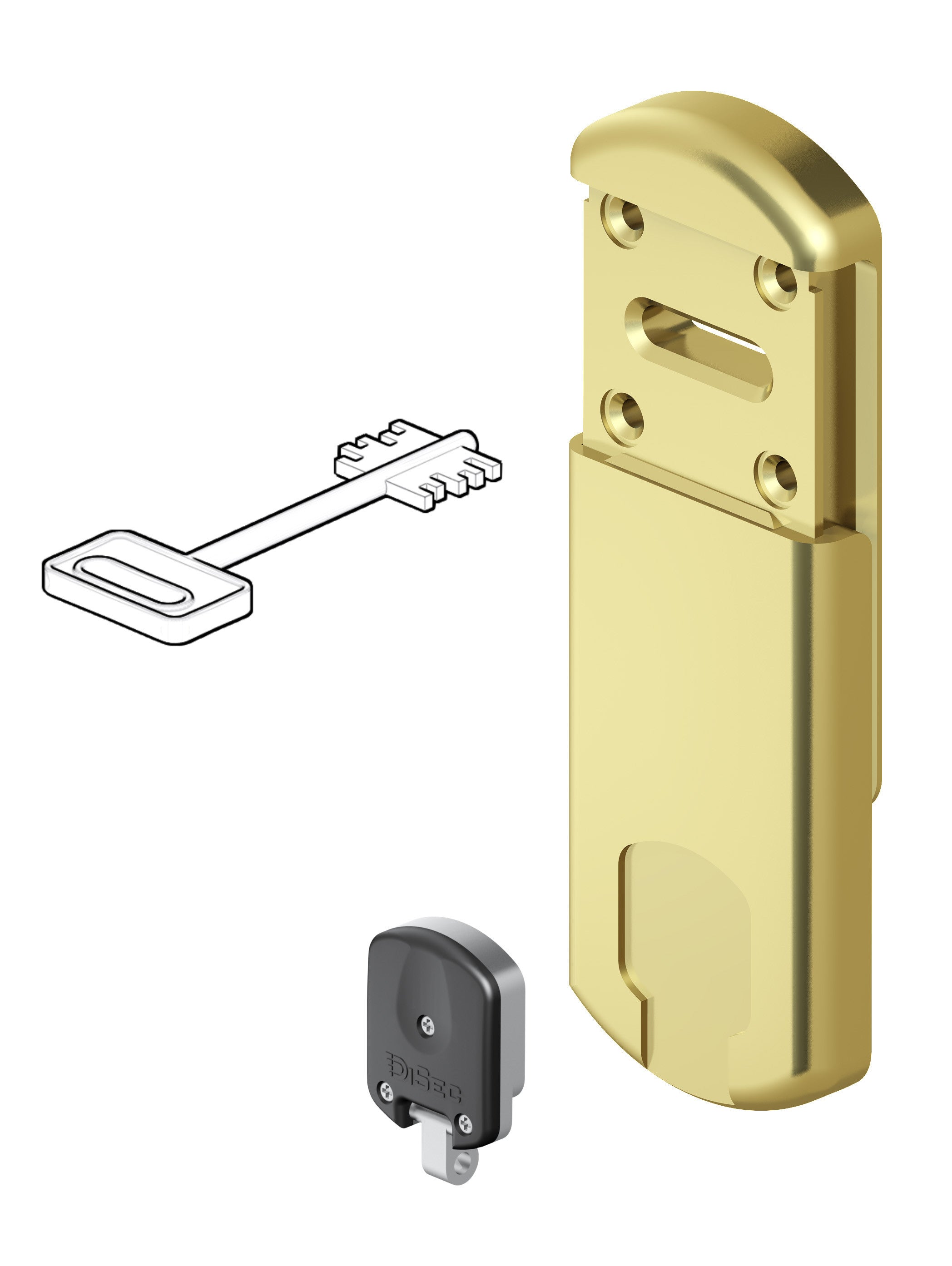 defender protettore magnetico per doppia mappa ottone pvd