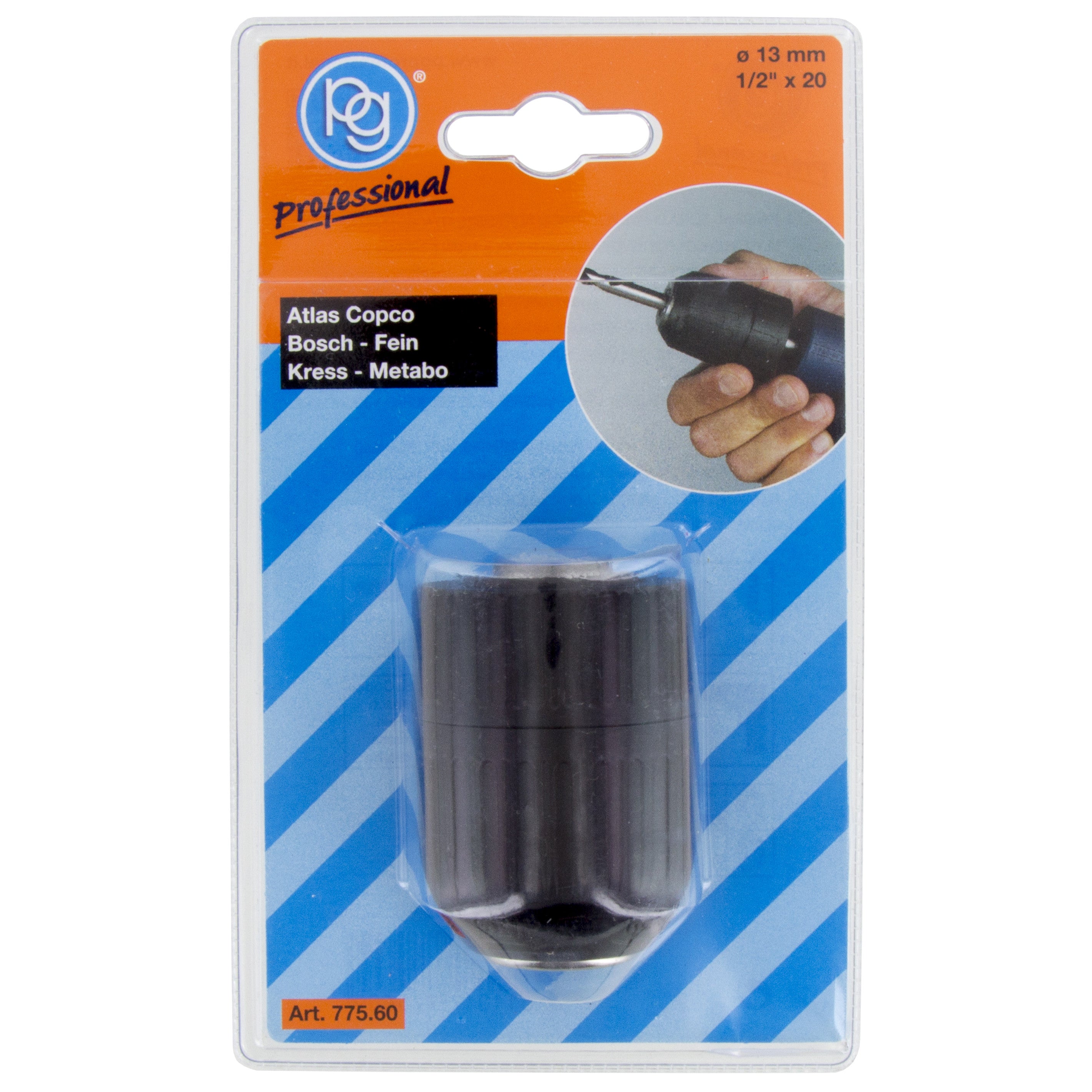 mandrino autoserrante per trapano 1/2-13mm F POGGI 775.60