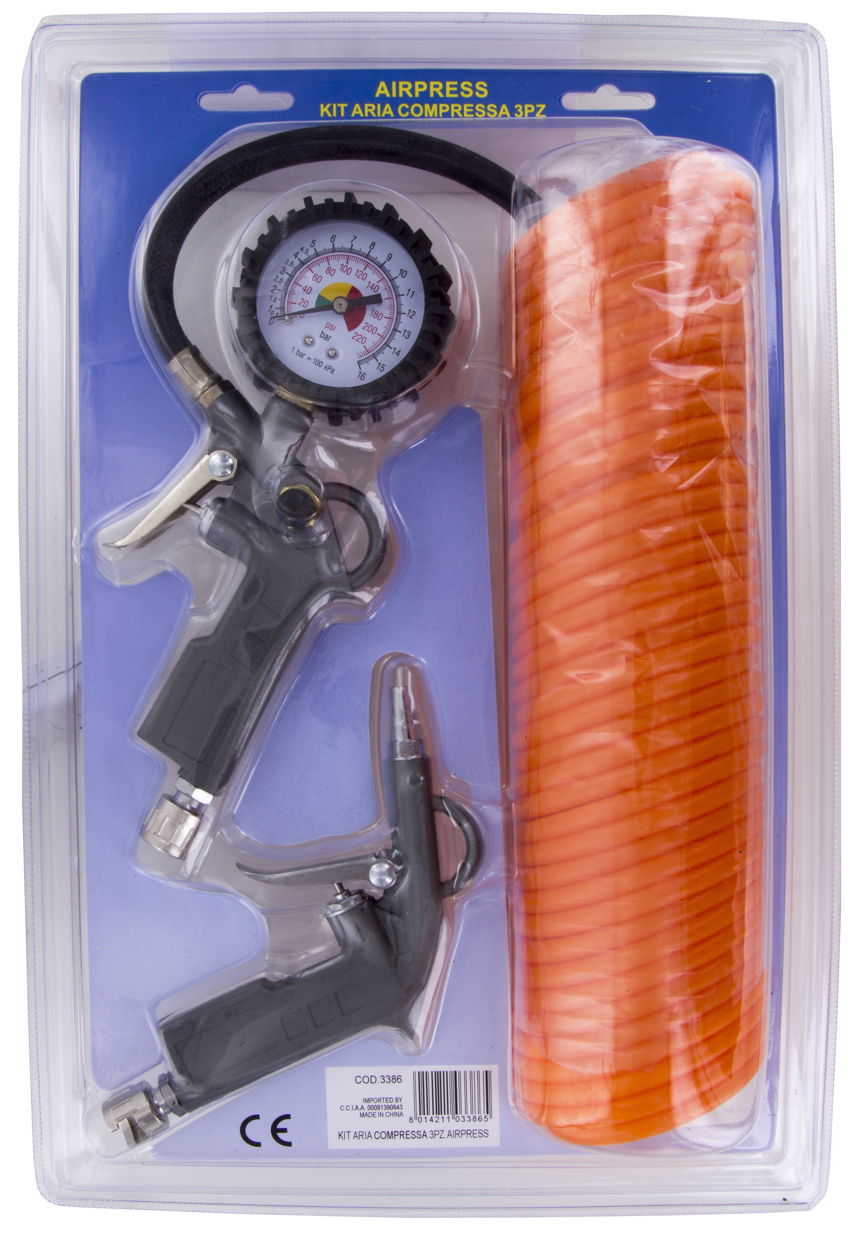 kit compressore aria compressa 3pz