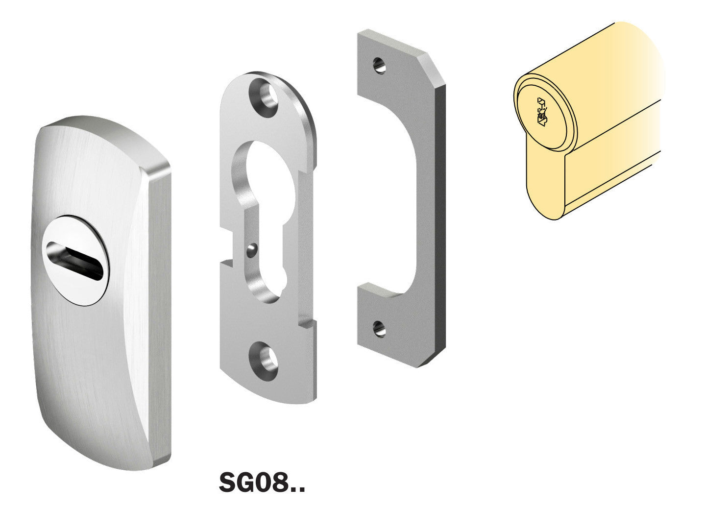 defender protector disec per cilindri sg08 alluminio silver