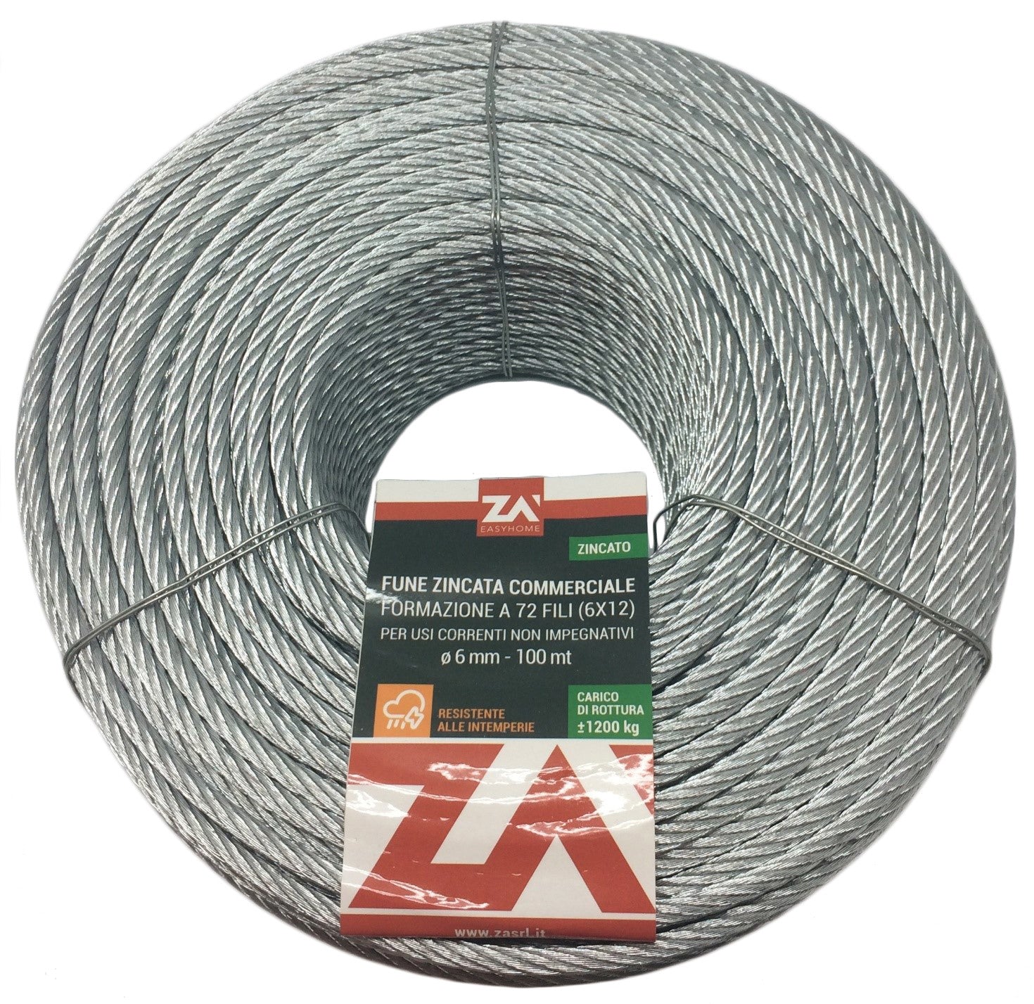 cavetto acciaio 49fili anima acciaio 1.8mm