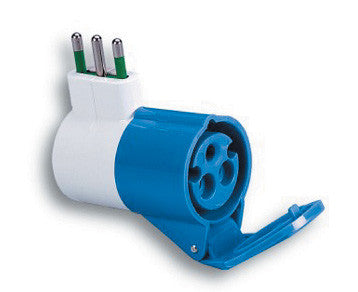 adattatore presa industriale ce 16a+t-2p+t-220v