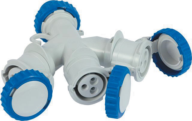 Adattatore industriale multipresa 3 prese industriali CE220 FME 73120