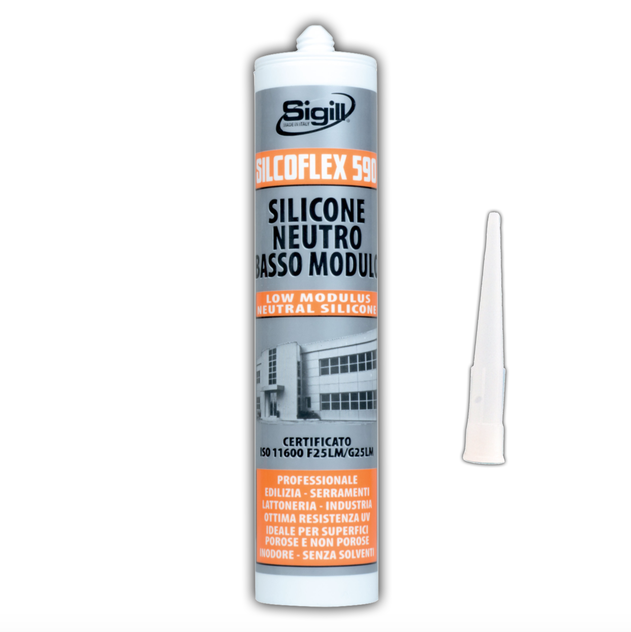 silicone metal grigio neutro