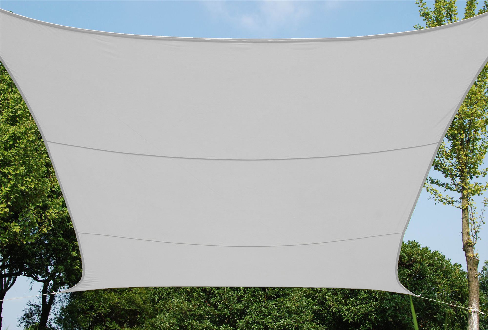 vela ombreggiante quadrata 2,90x2,90mt bianca