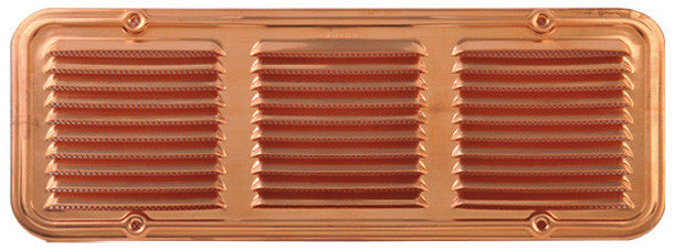 griglia aerazione rettangolare rame 14X36cm