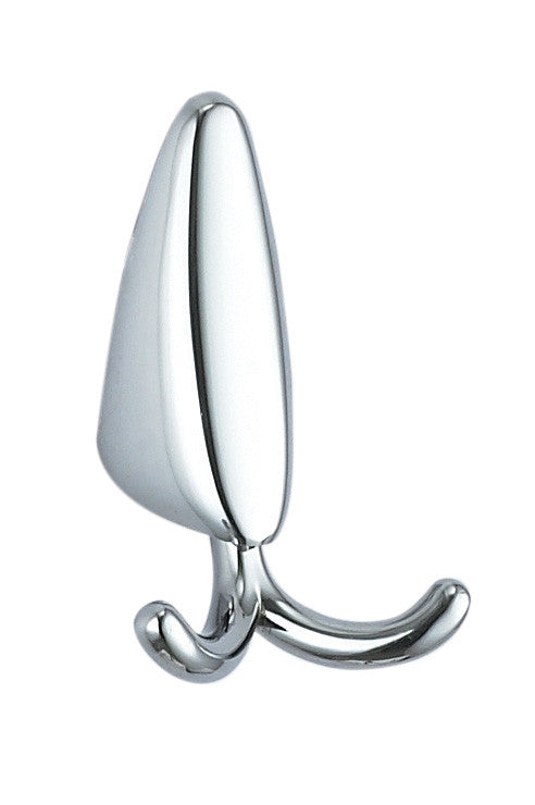 appendiabiti singolo goccia 2 ganci cromato