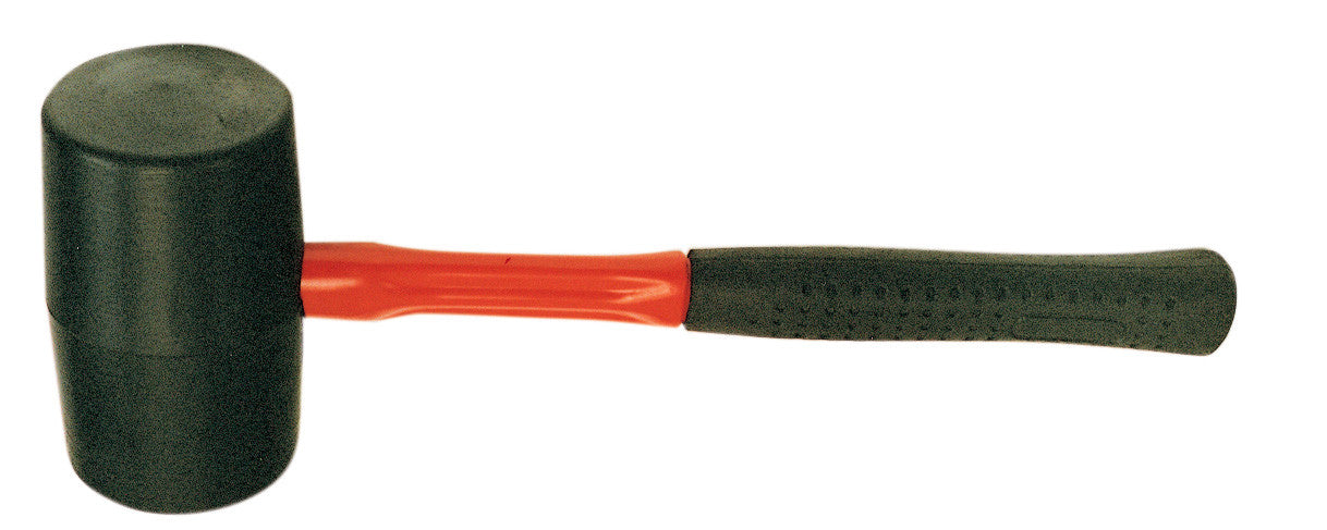 mazzuola martello gomma 65mm manico fibra