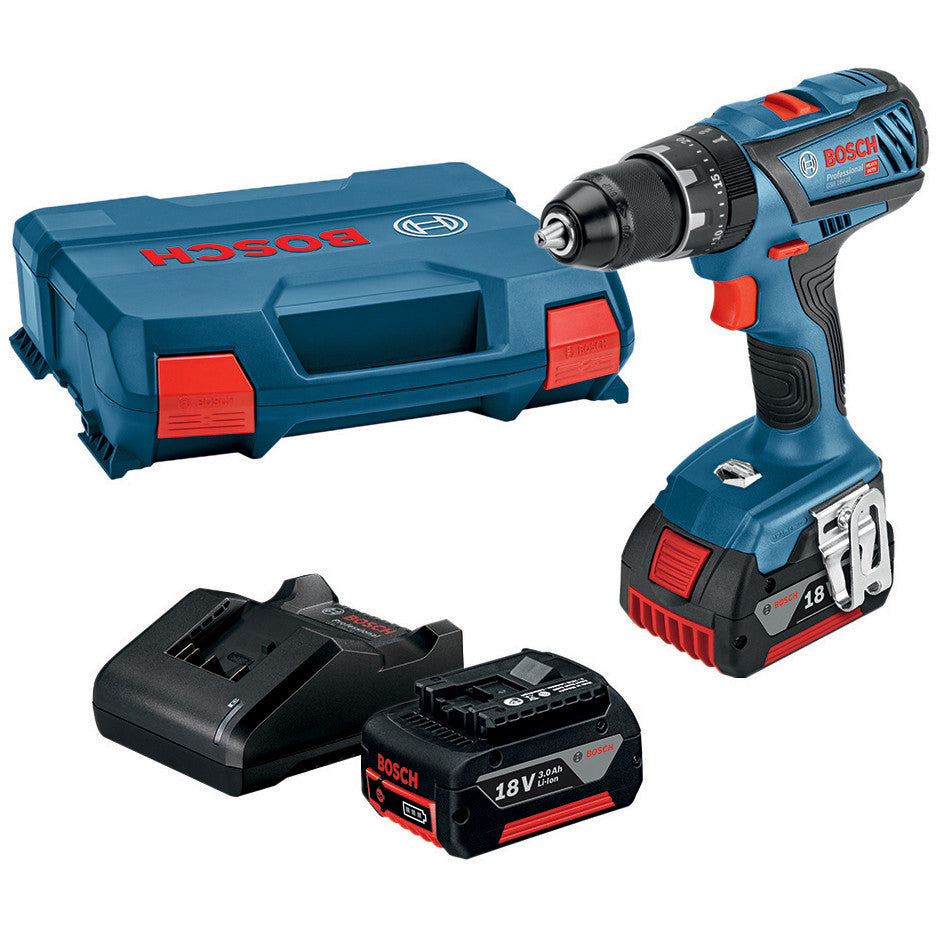 bosch gsb18v/28 trapano avvitatore 2 batterie 3.0ah