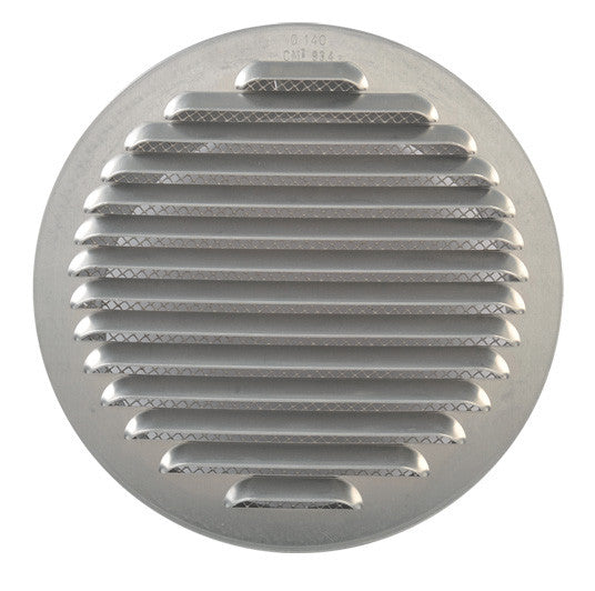 griglia aerazione alluminio rete insetti diametro 100